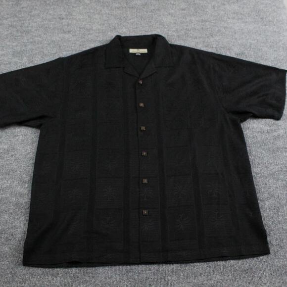 Tommy Bahama Shirt Mens XL Silk Camp Hawaiian Putt Daddy Golf Embroidered - Picture 4 of 10